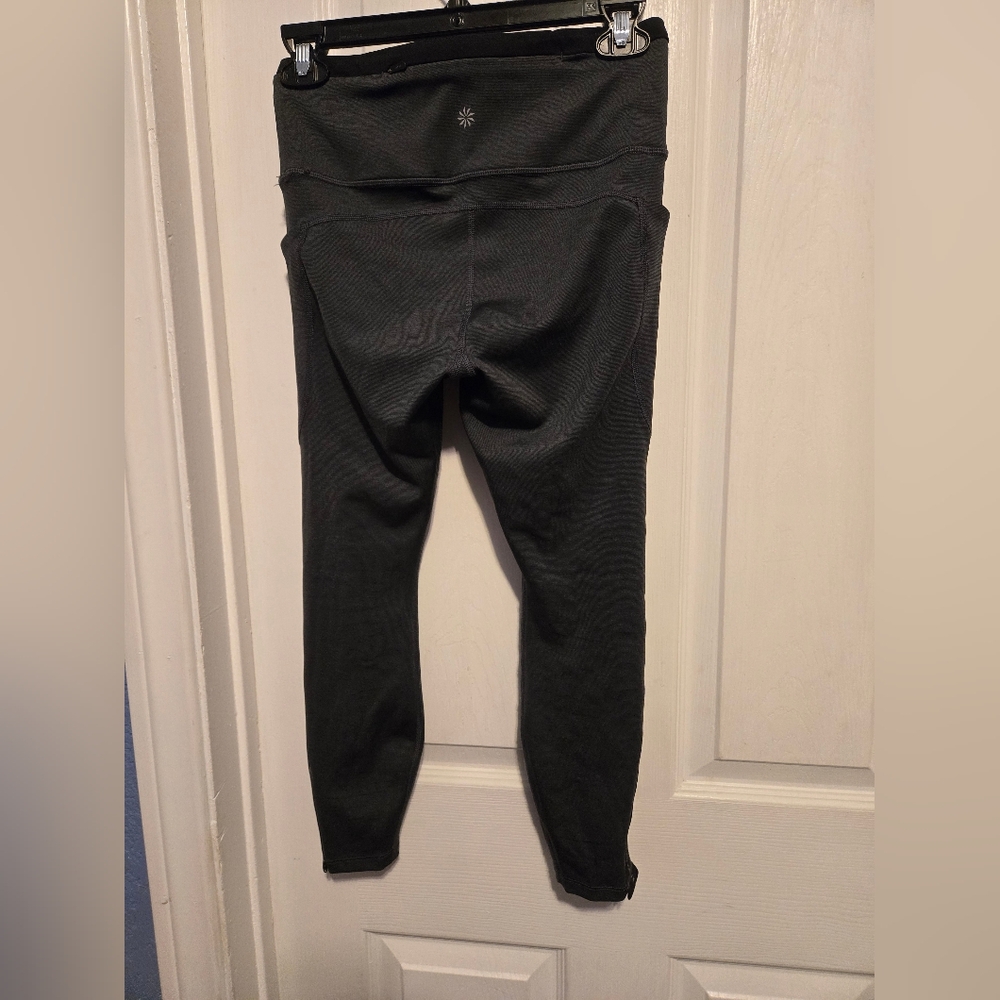 Allyson Felix & Athleta  Leggings Women's Size SP Color Dark Gray/Black - Picture 4 of 12